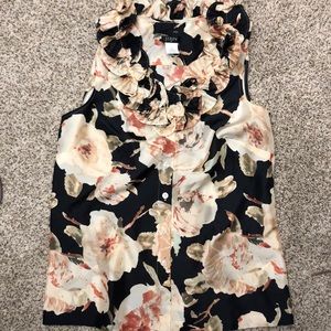 Jcrew sleeveless blouse